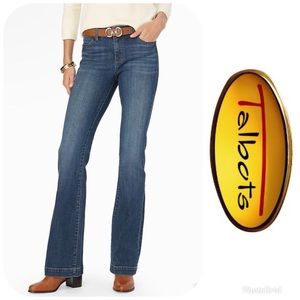 Talbots Flawless Five-Pocket Flare Jeans